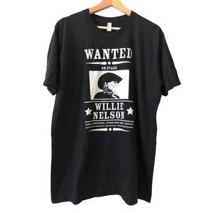 Willie Nelson Wanted Black T-shirt Men’s Size Large